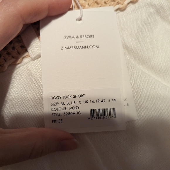 Zimmermann Tiggy Tuck Short - Picture 5 of 9